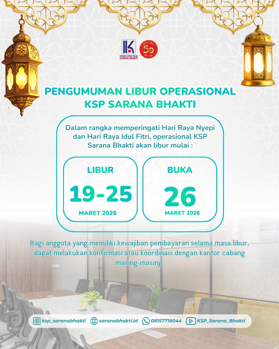 Libur Operasional