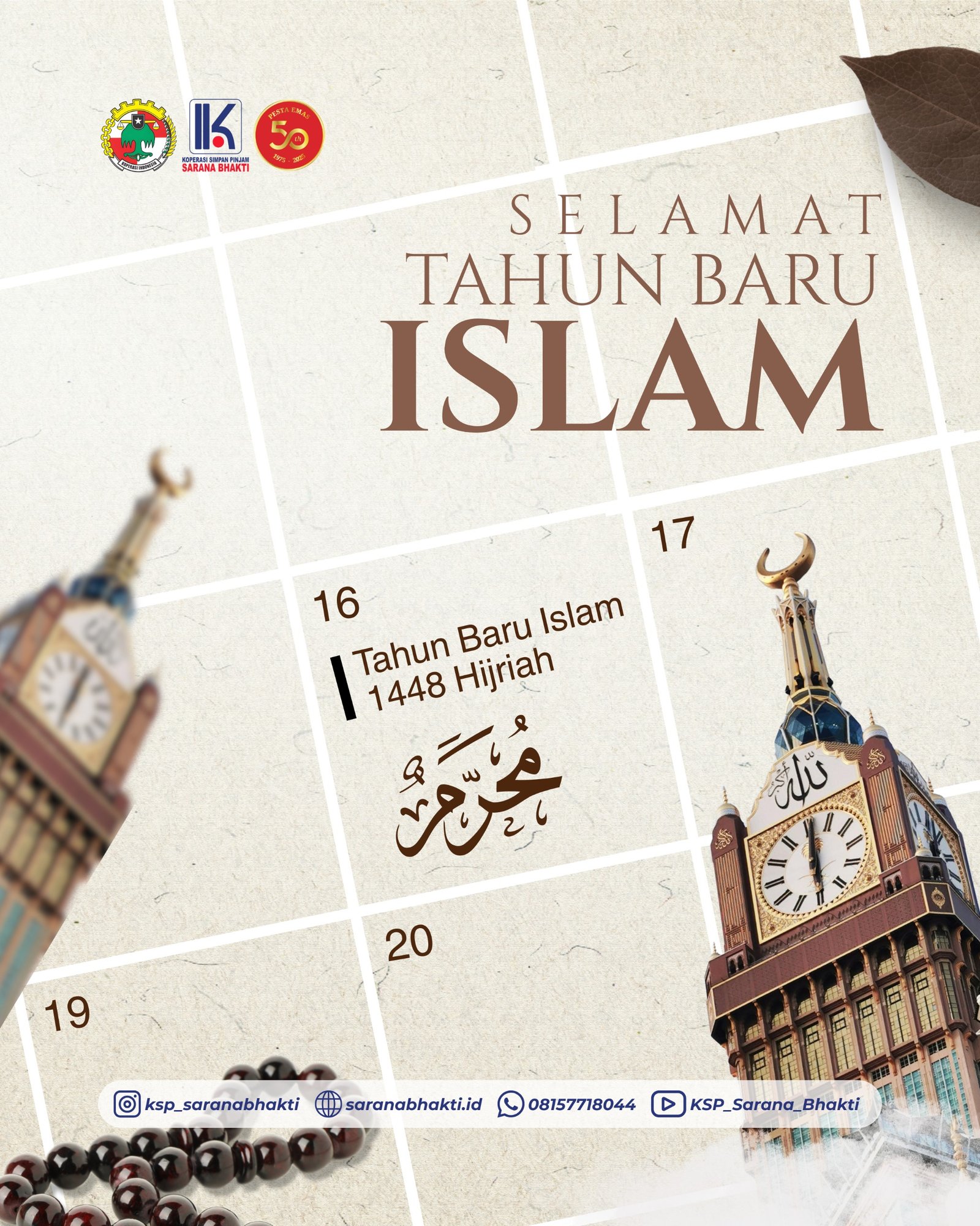 🌙 Tahun Baru Islam 1 Muharram 1448 H